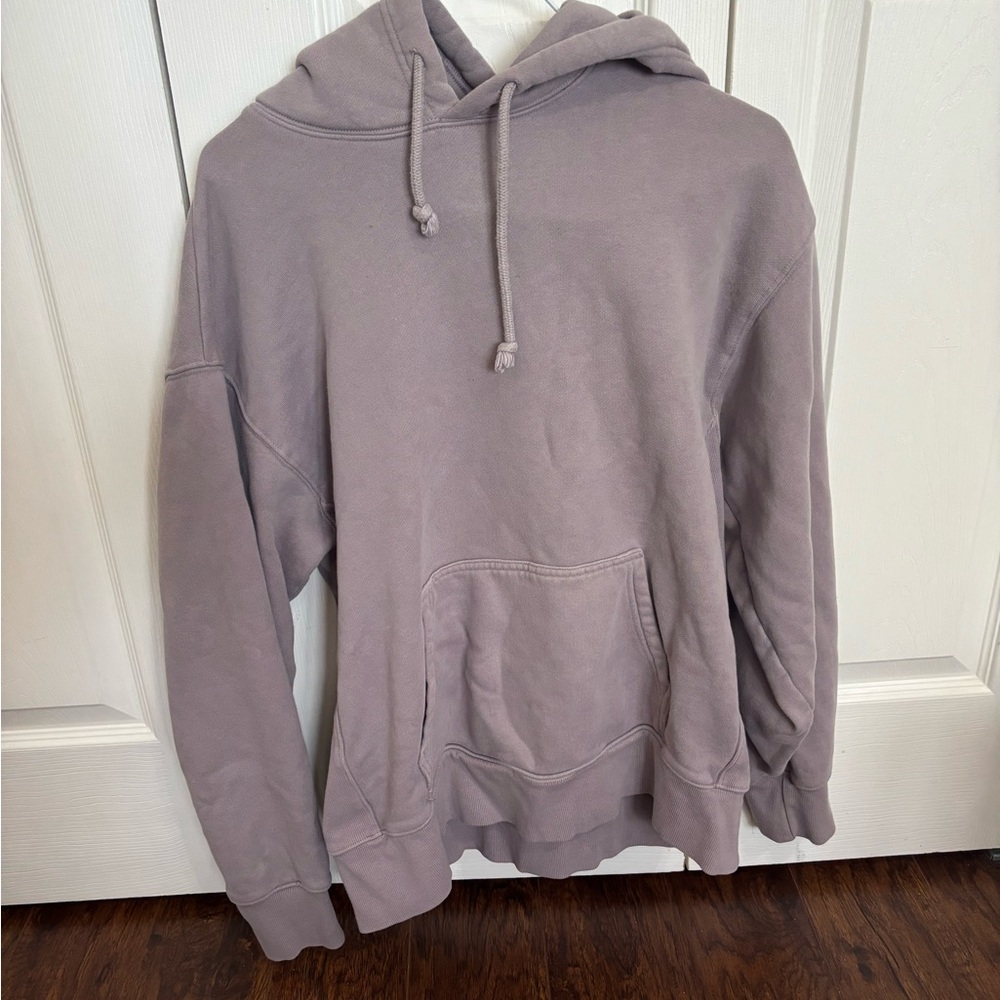 Aritzia Gray Sweatshirt Relaxed Fit Hoodie